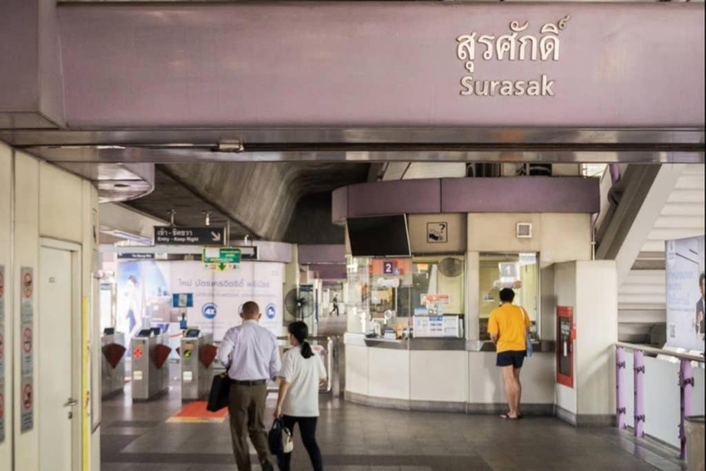 P2 Silom Large 2Beds Full Kitchen Wifi 4-6Pax Apartment Bangkok Bagian luar foto
